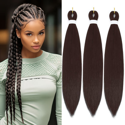 3 Bundles Pre Stretched 24" EZ Braiding Hair