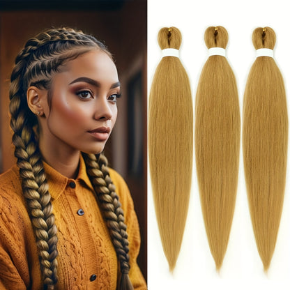 3 Bundles Pre Stretched 24" EZ Braiding Hair
